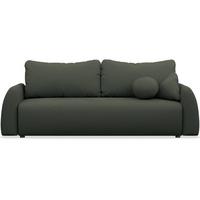 3-SITZER SOFA Nubelle dunkelgrün Chenille-Bezug, wasserabweisend - Dunkelgrün/Schwarz, Kunststoff/Textil (244/85/93cm) - Selsey