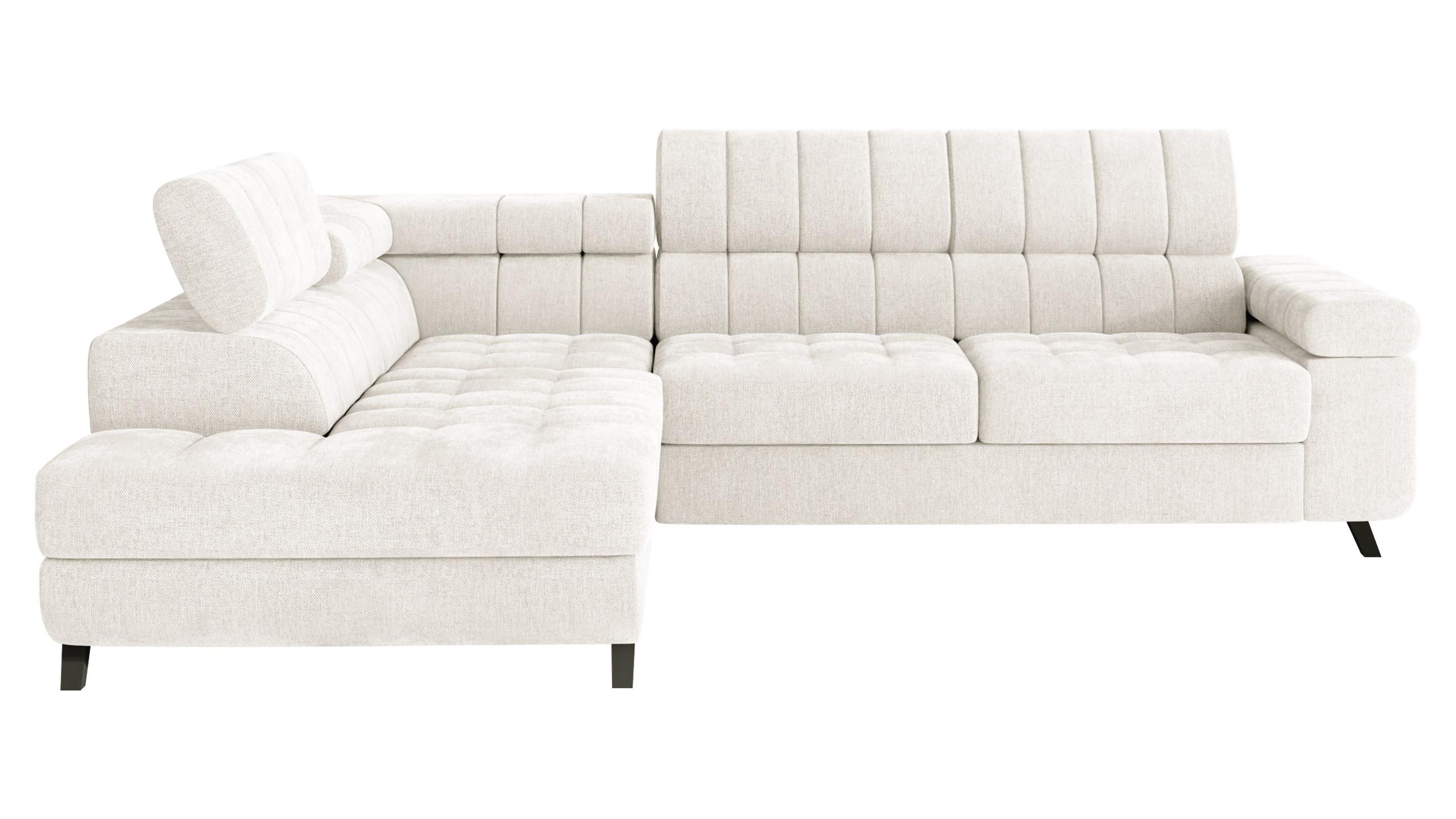 ECKSOFA Nord, Seite: Links - Schwarz/Naturfarben, Holz/Textil (264/203cm) - MIRJAN24