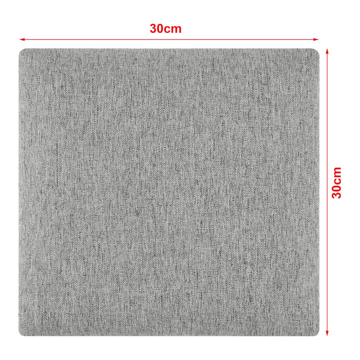 KOPFPOLSTER-SET 4 TLG. Carpino - Hellgrau, Textil (30/30/3cm) - [neu.haus]
