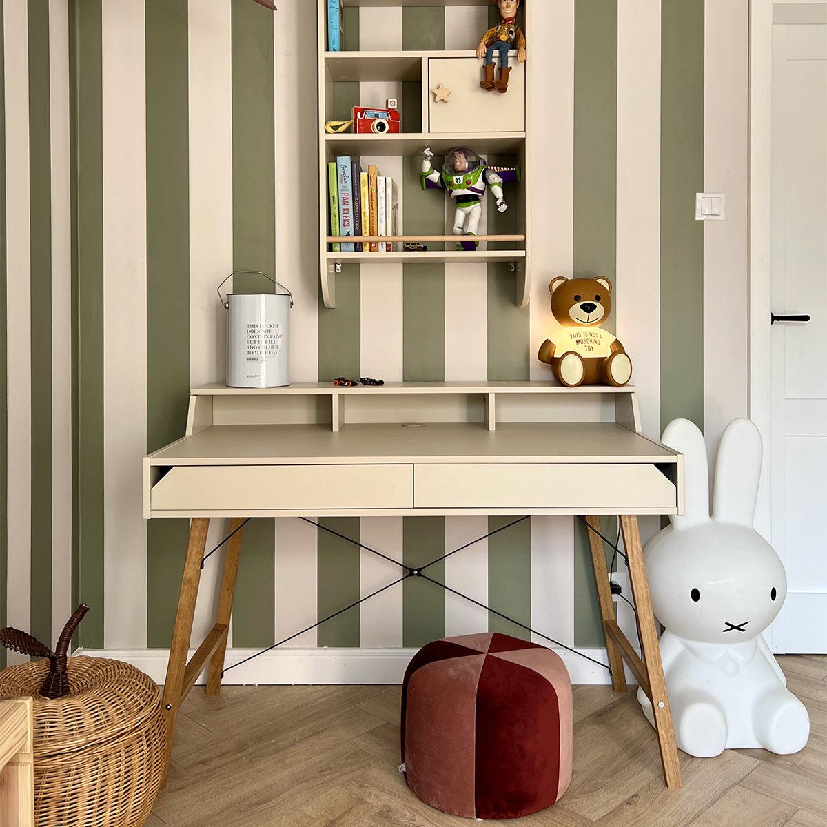 SCHREIBTISCH Kaschmir - Beige, Holzwerkstoff (120/60/86cm) - Petits-meubles