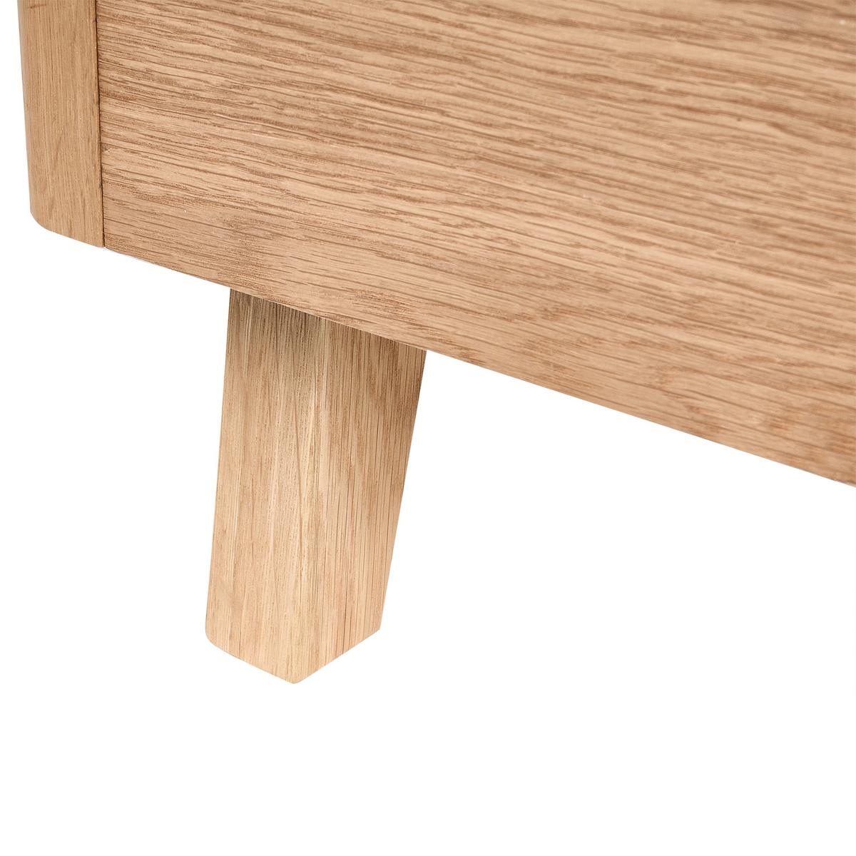 BETT mit Lattenrost 160/200 cm Hellbraun Wizernes - Hellbraun, Holzwerkstoff (160/200cm) - Beliani
