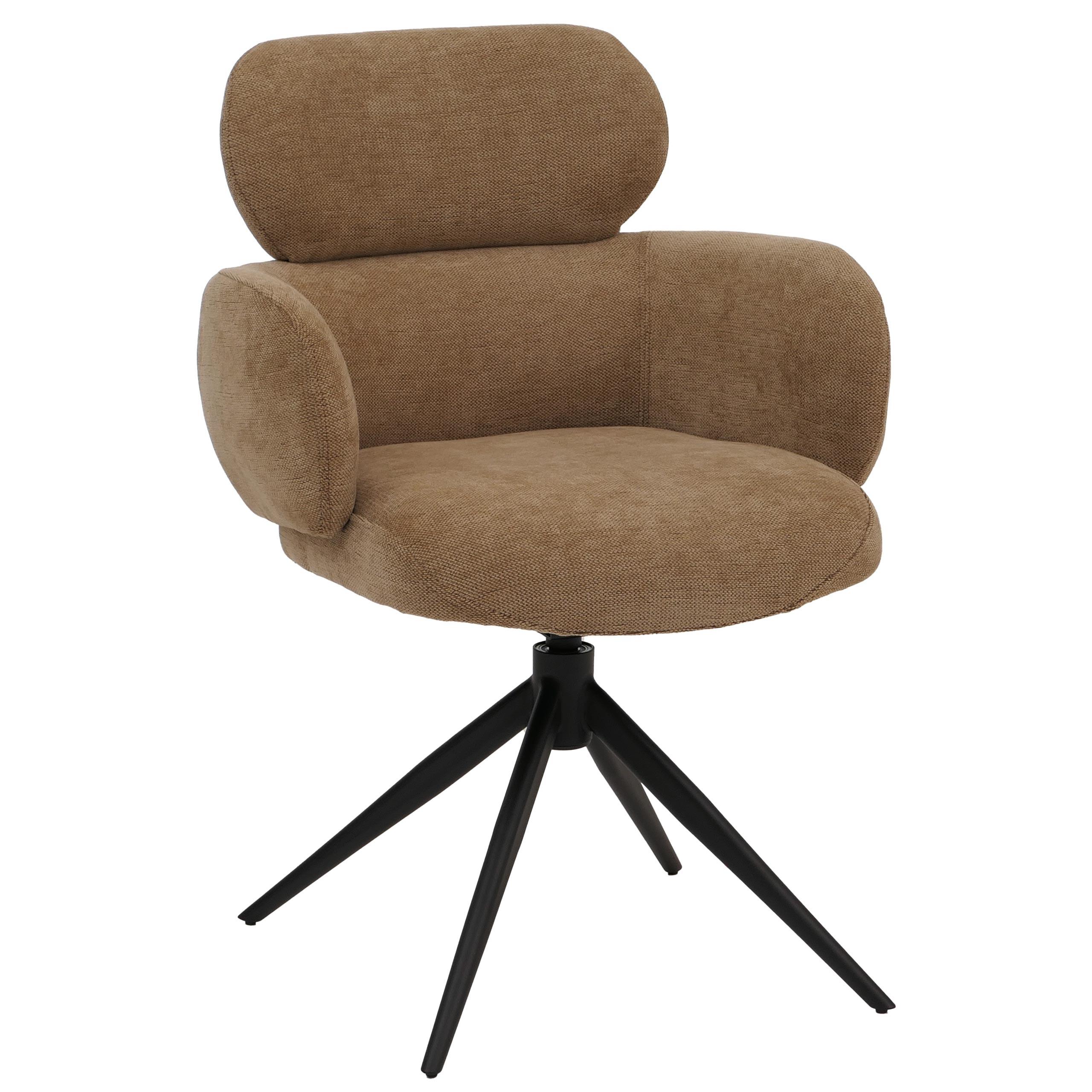 ESSZIMMERSTUHL Braun - Hellbraun/Braun, Textil (61/86/69cm) - MCW