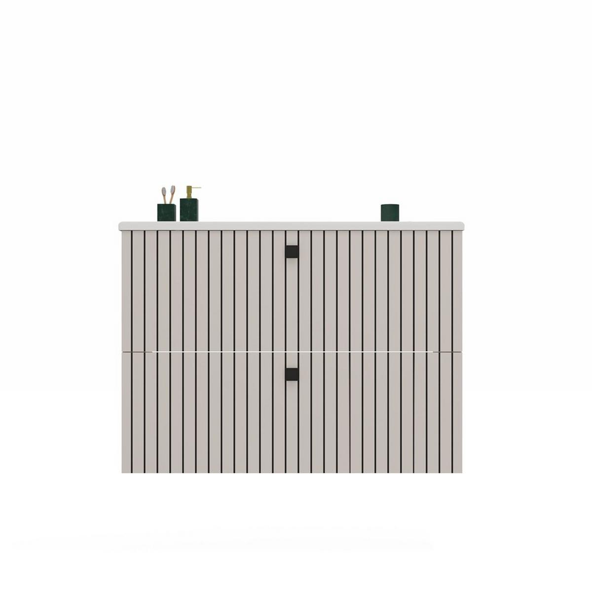 WASCHBECKENUNTERSCHRANK Kaschmir 80/59/47 - Kaschmir, Holzwerkstoff (80/59/47cm) - RAUMHIRSCH FURNITURE