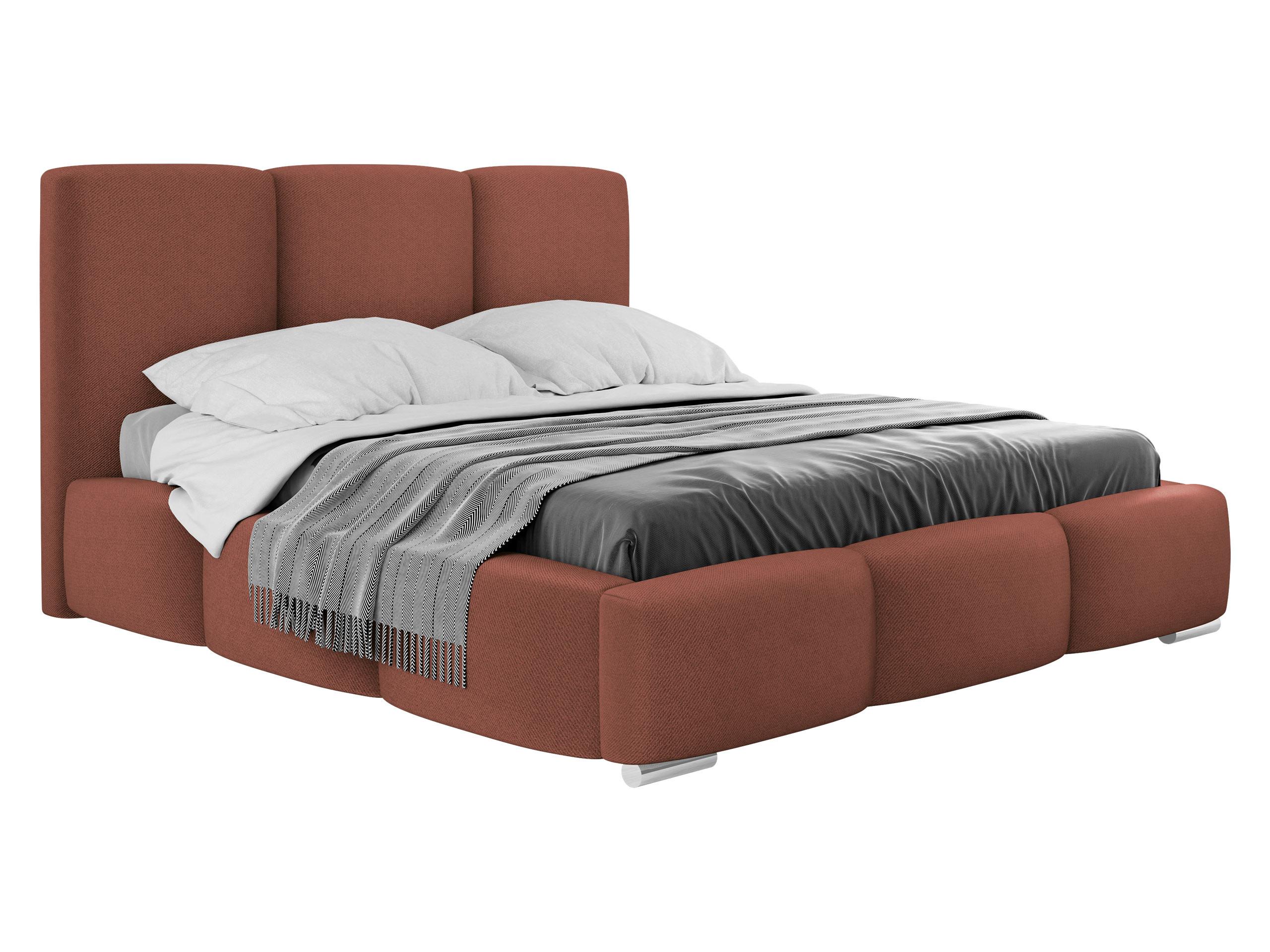 POLSTERBETT Olweria - Chromfarben/Rosa, Holz/Textil (180/200cm) - MIRJAN24