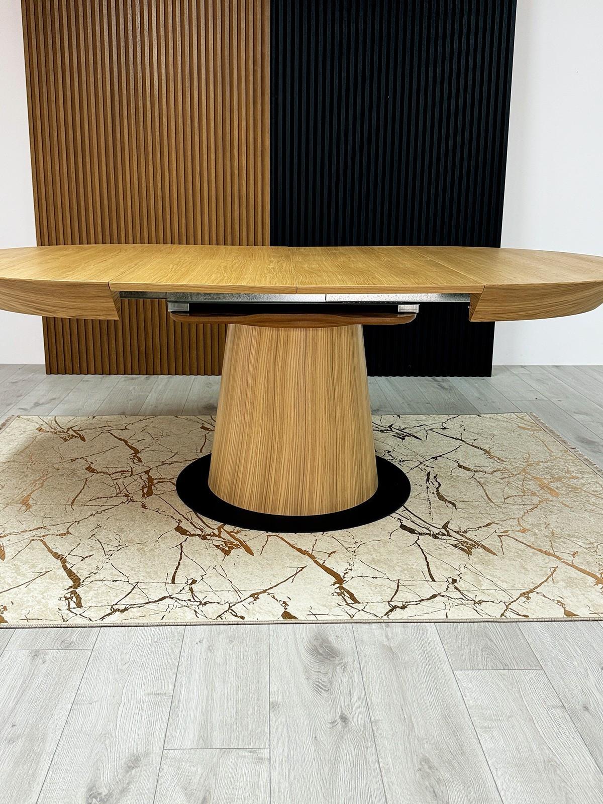 ESSTISCH BASALT Ausziehbar 120 - 220 / 120 x 76 cm - Eichefarben, Holz (120/120/76cm) - MASSENO
