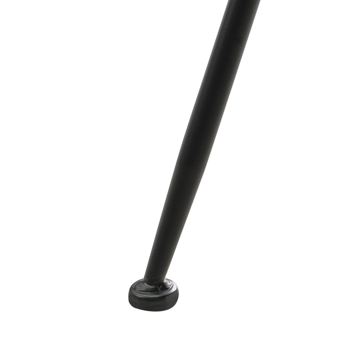SESSEL Cremeweiß Trysnes - Schwarz/Weiß, Textil (69/84/77cm) - Beliani