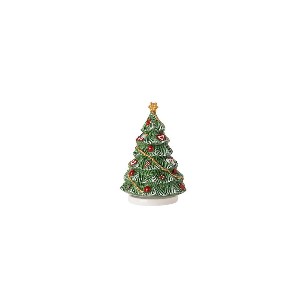 SPIELUHR "WEIHNACHTSBAUM" Nostalgic Melody bunt 15 cm - Multicolor, Keramik (15.5/15/19cm) - Villeroy & Boch