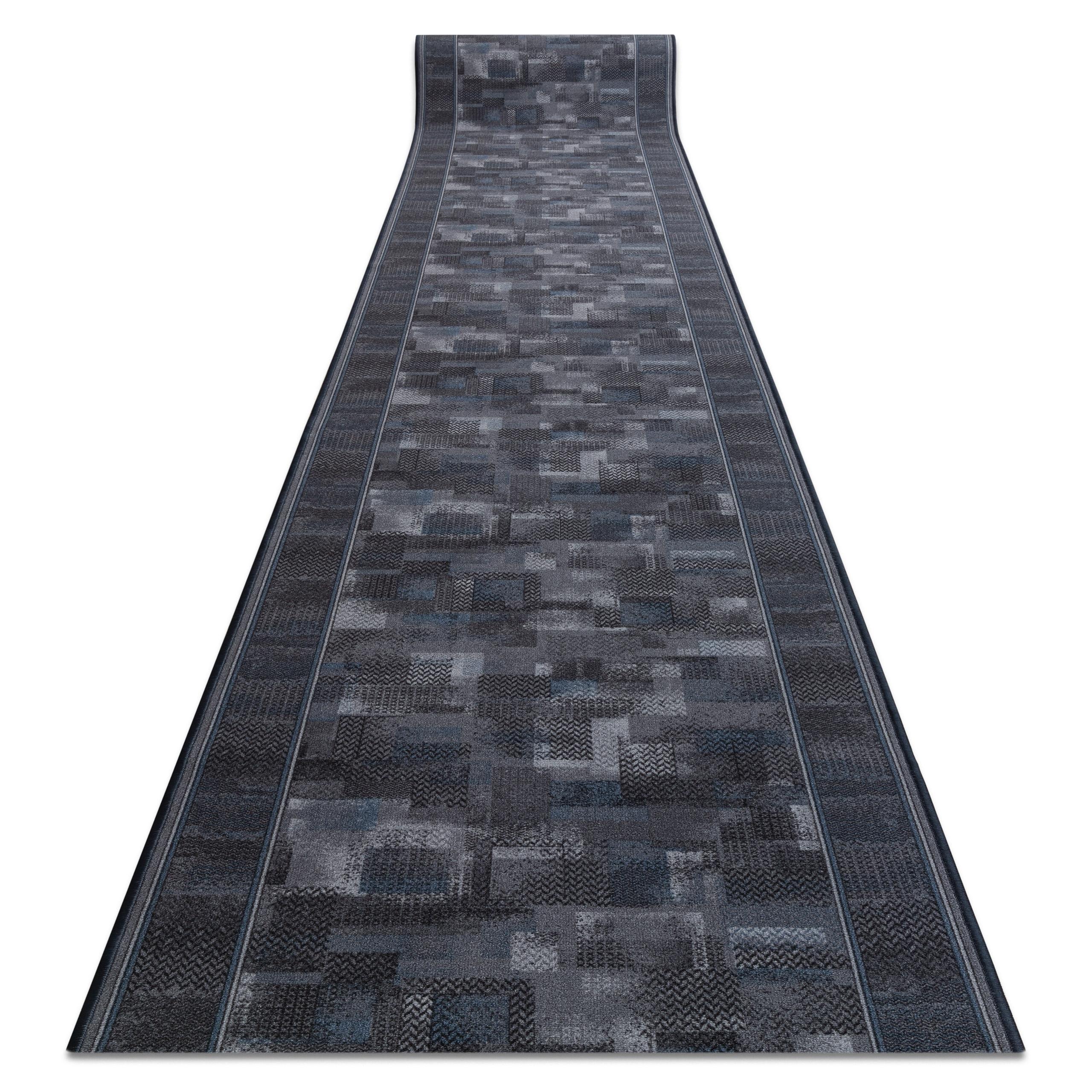 LÄUFER Antirutsch TRIBE 80/170 cm - Anthrazit, Textil (80/170cm) - rugsX