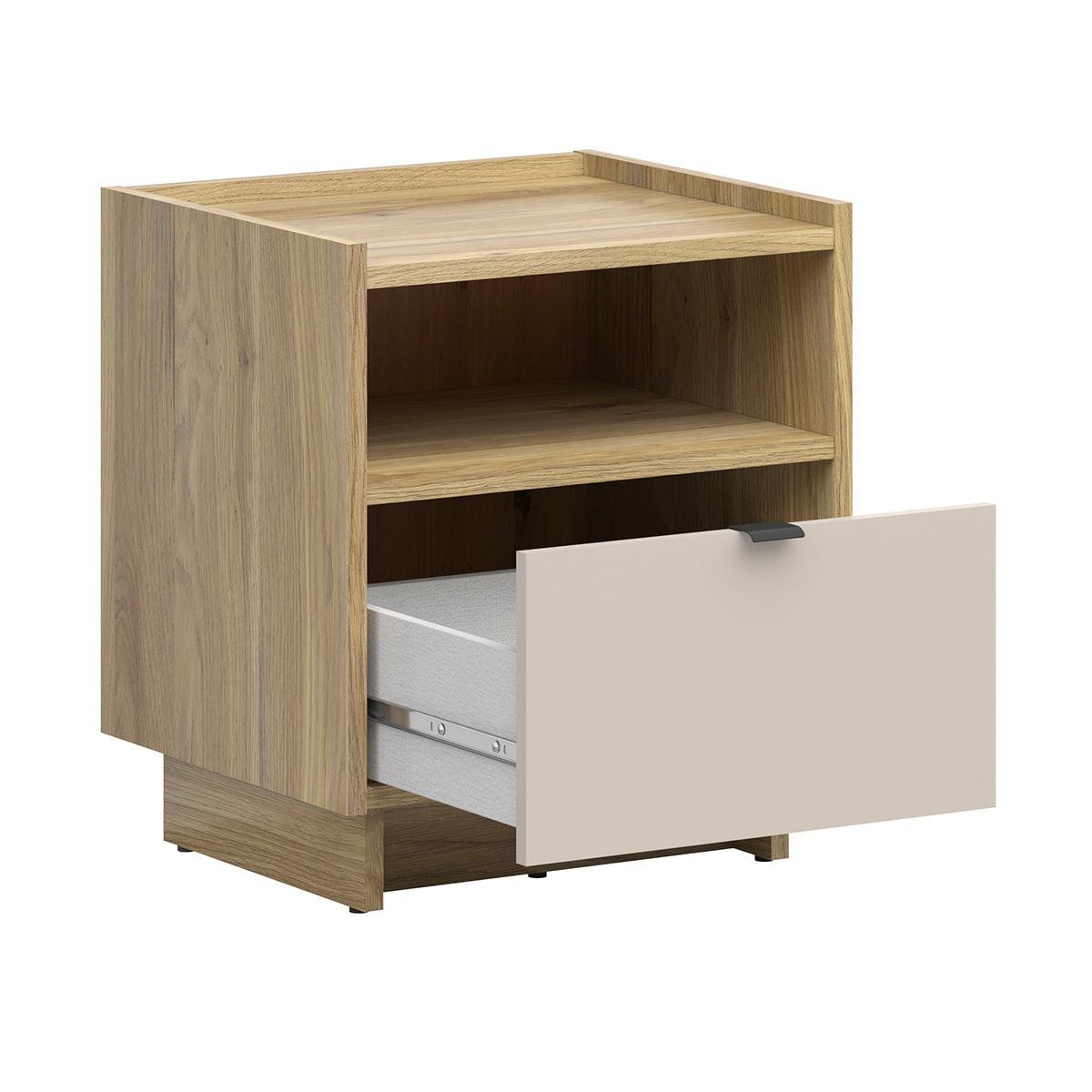 NACHTTISCH Donna Kaschmir - Beige, Holzwerkstoff (50/56/42cm) - Petits-meubles