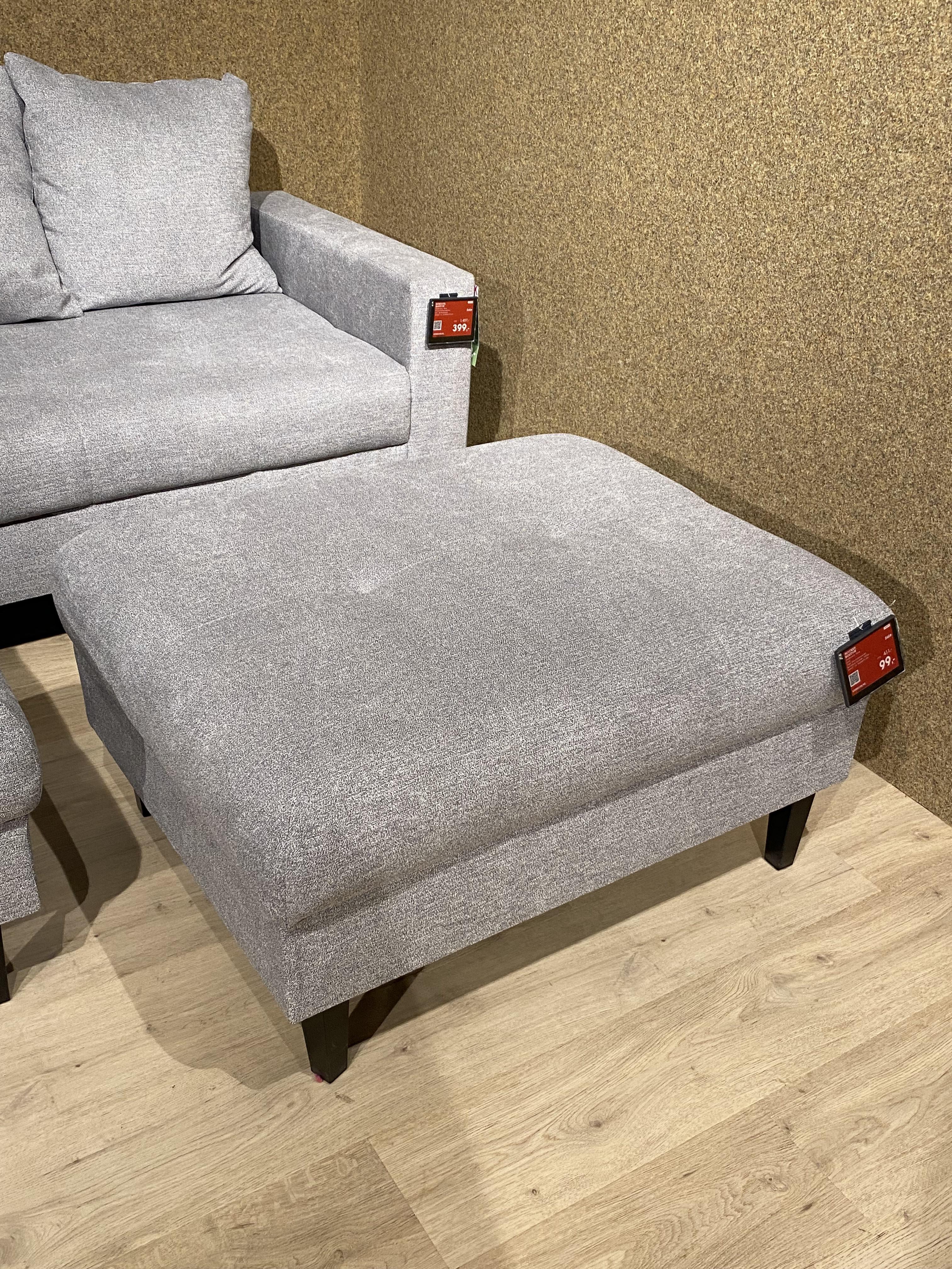 HOCKER BOSTON (GRAU)