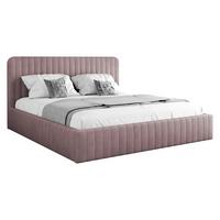 POLSTERBETT Caniko - Naturfarben/Rosa, Holz/Holzwerkstoff (160/200cm) - MIRJAN24