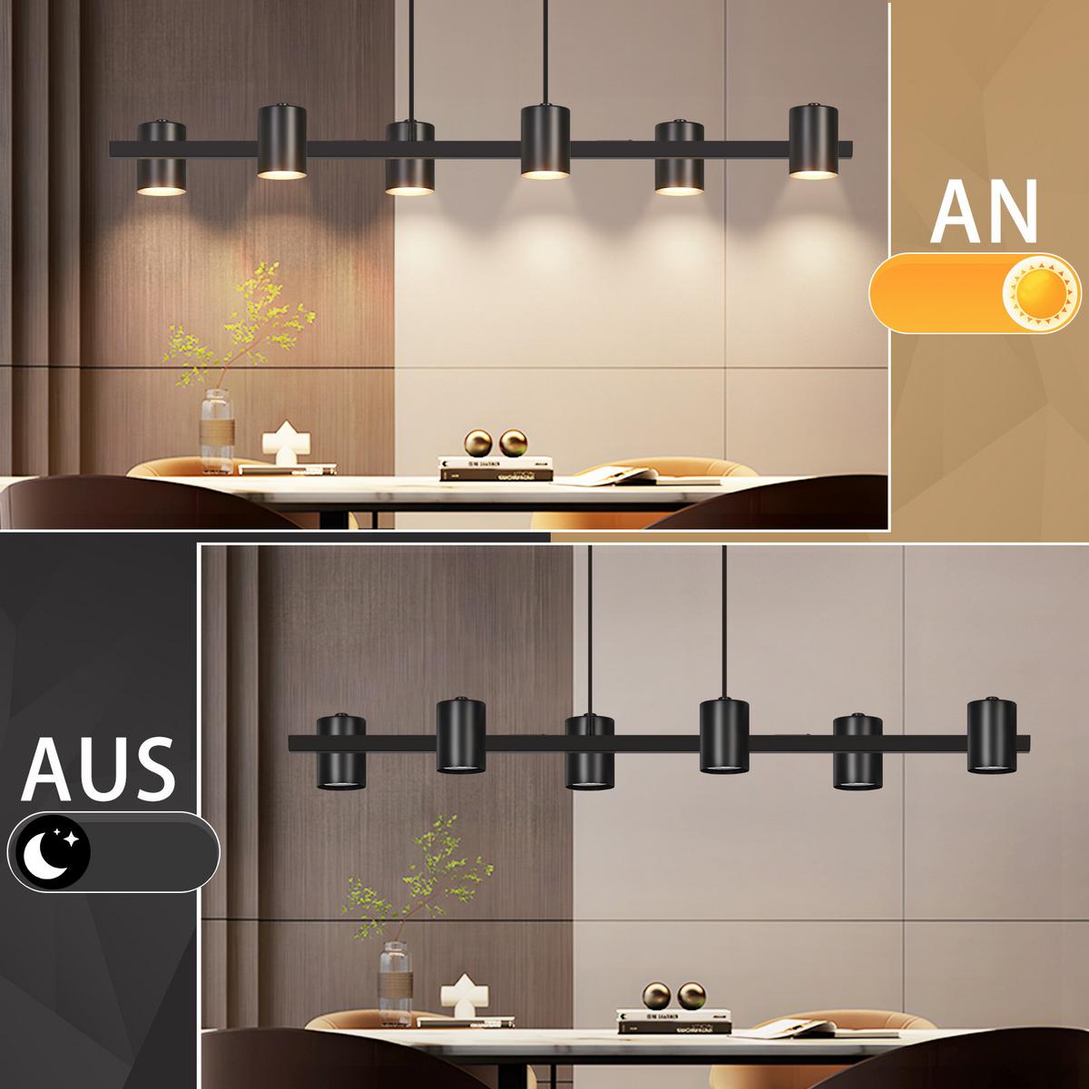 PENDELLEUCHTE Aelion 85.5/7.5/150 cm - Schwarz, Metall (85.5/7.5/150cm) - ZMH
