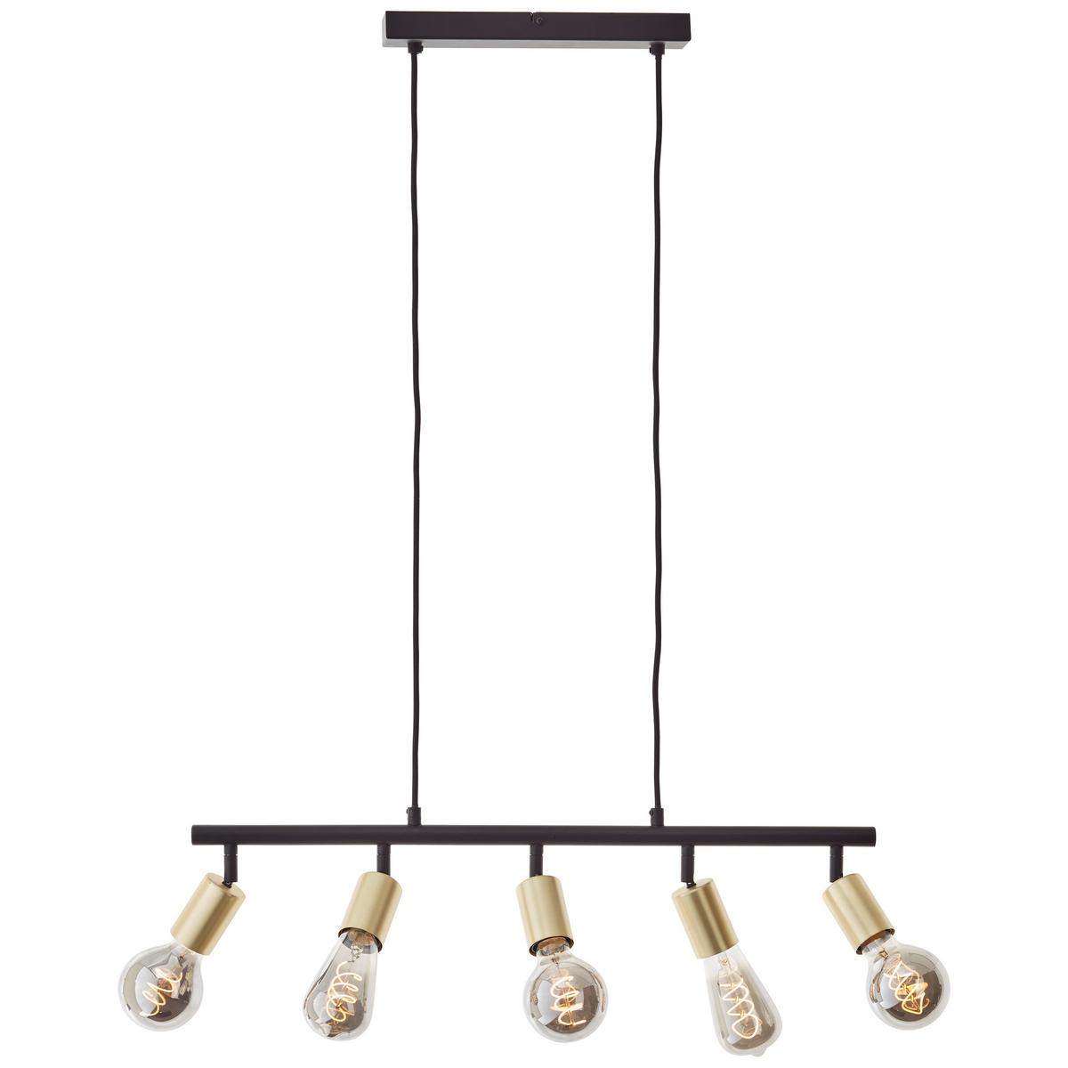 BALKENPENDEL Tiffany 99684/78 - Schwarz, Metall (6/63/90cm) - Brilliant