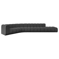 ECKSOFA modulares Sofa Tilmo-L2 - 490x194x70 cm Grau - Grau, Holzwerkstoff/Textil (490/194cm) - ALTDECOR