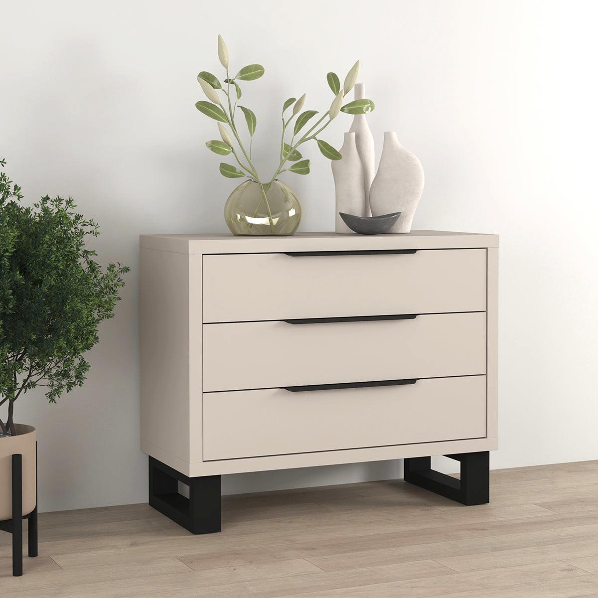 KOMMODE Eden Kaschmir - Kaschmir, Holzwerkstoff (99.3/82.7/45cm) - Petits-meubles
