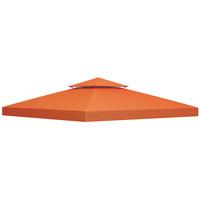 PAVILLONDACH, Polyester, Rostrot - Rot, Kunststoff (300/18/300cm) - Outsunny