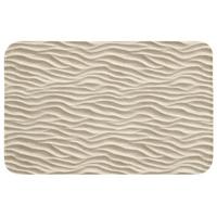 WC-VORLEGER Sand - Wellen - Beige Toilettenteppich 80x50 cm - Beige, Textil (80/1cm) - OnlyWow