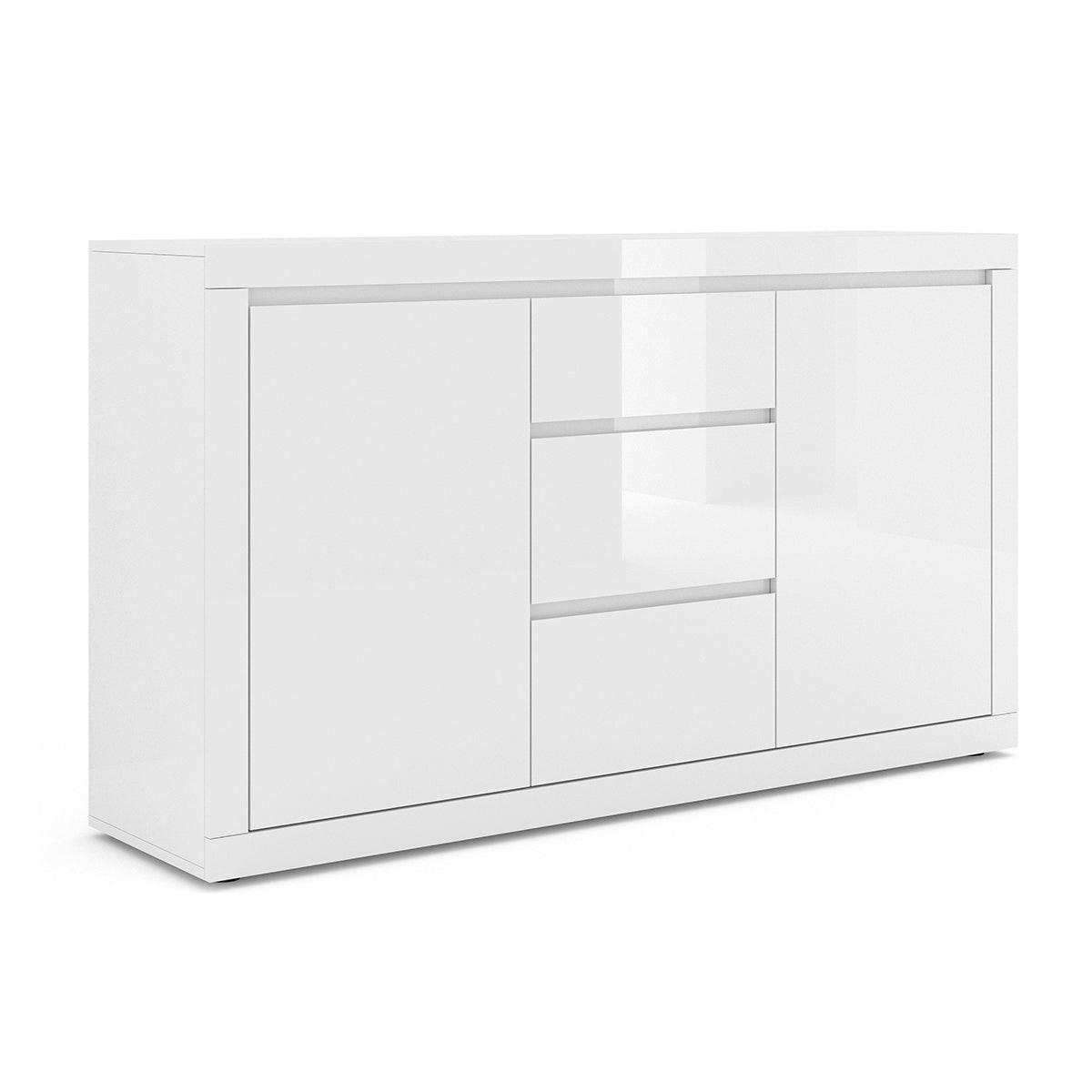 SIDEBOARD Olia Weiß - Weiß, Holzwerkstoff (150/89/40cm) - Petits-meubles