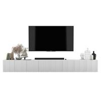 TV-LOWBOARD 2-er Set Elpis Weiß Matt Glamour 150 cm - Weiß, Holzwerkstoff (300/37.5/36.5cm) - Meble Lindner