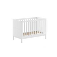 BABYBETT 60x120 Kiefer MDF weiß robust stabil höhenverstellbar - Weiß, Holz (60/120cm) - 58aufmkessel