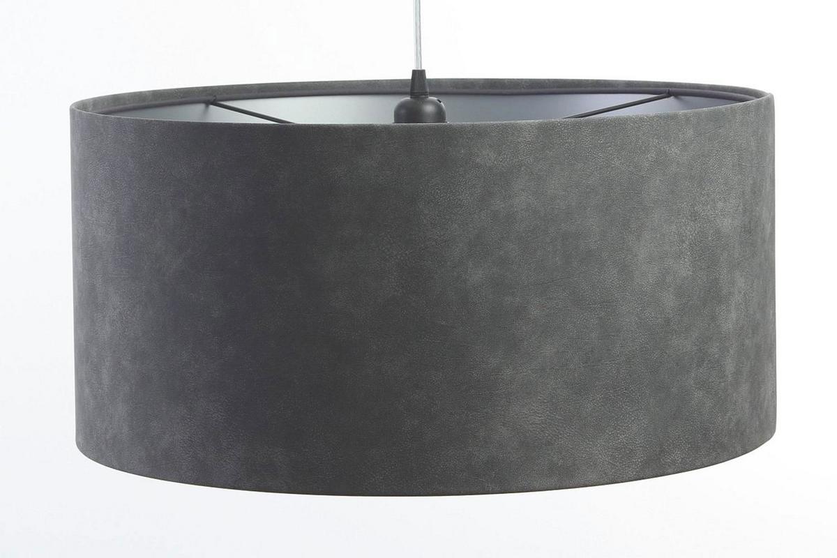 HÄNGELEUCHTE Grau 50/25 cm - Silberfarben/Grau, Kunststoff (50/0.8/25cm) - ONZENO