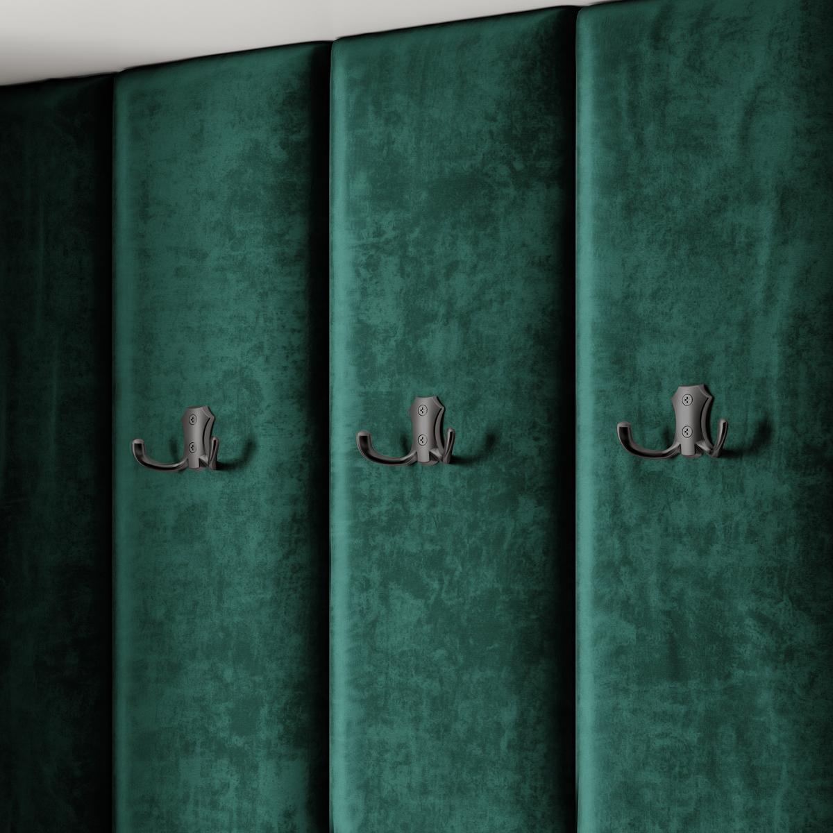 GARDEROBENSCHRANK REMA 180/240/60 cm Modern Garderobe-Set Kaschmir - Kaschmir/Grün, Holzwerkstoff (180/240/60cm) - MASSENO