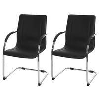 ESSZIMMERSTUHL Schwarz 2er-Set - Schwarz, Kunststoff (56/93/56cm) - MCW