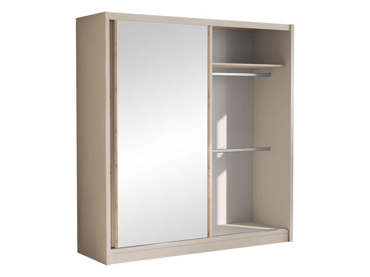 SCHWEBETÜRENSCHRANK London Lux 203 - Kaschmir, Holzwerkstoff (203/215/60cm) - MIRJAN24