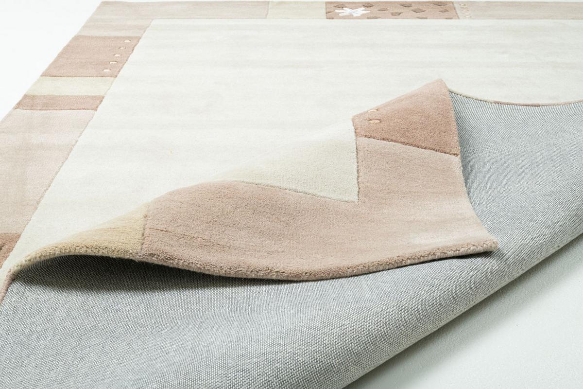 HANDTUFTTEPPICH Royal Ganges 190x290 cm - Beige, Textil (190/290cm) - THEKO