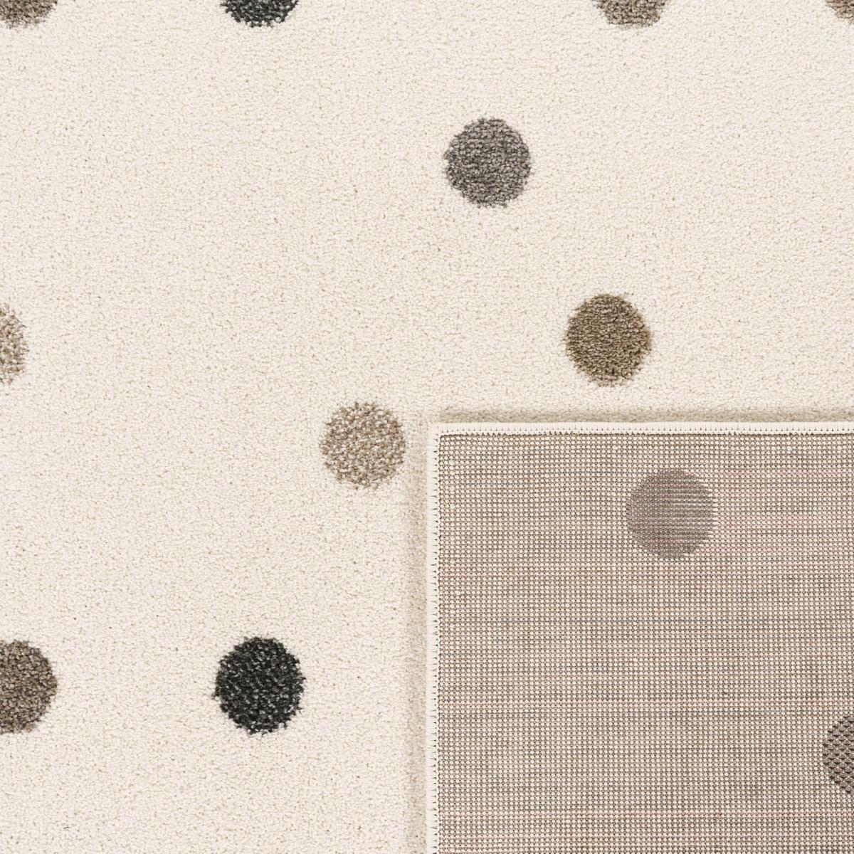 KINDERTEPPICH, mit Punkte-Muster, Beige, 80 x 150 cm - Beige, Textil (150/80cm) - KADIMA DESIGN