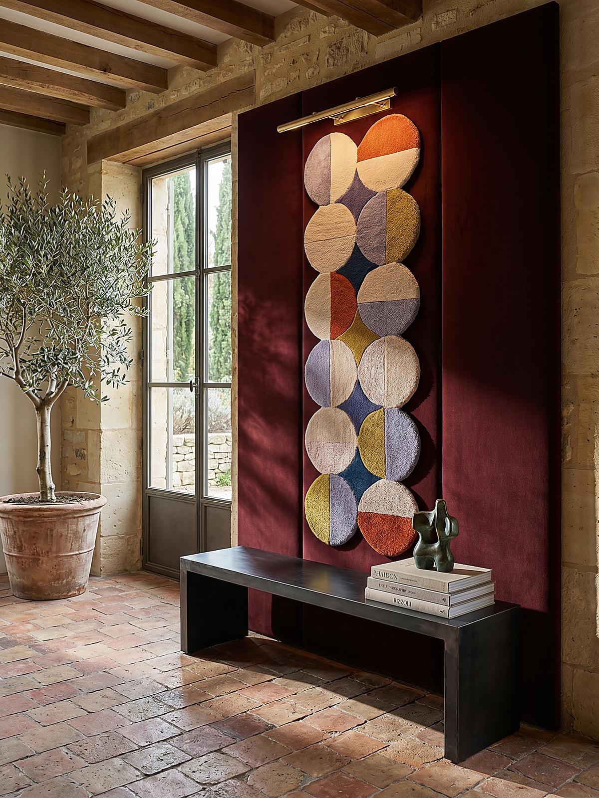 WOLLTEPPICH HALLEIN, mit Wellenmuster, Bunt, 80 x 230 cm - Multicolor, Textil (230/80cm) - KADIMA DESIGN