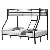 ETAGENBETT Sortland - Schwarz, Metall (140/200cm) - [neu.haus]