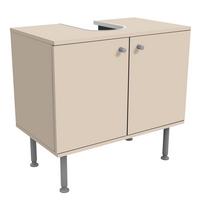 WASCHBECKENUNTERSCHRANK Macchiato 60/55/35 cm - Beige, Holzwerkstoff (60/55/35cm) - Bilderwelten