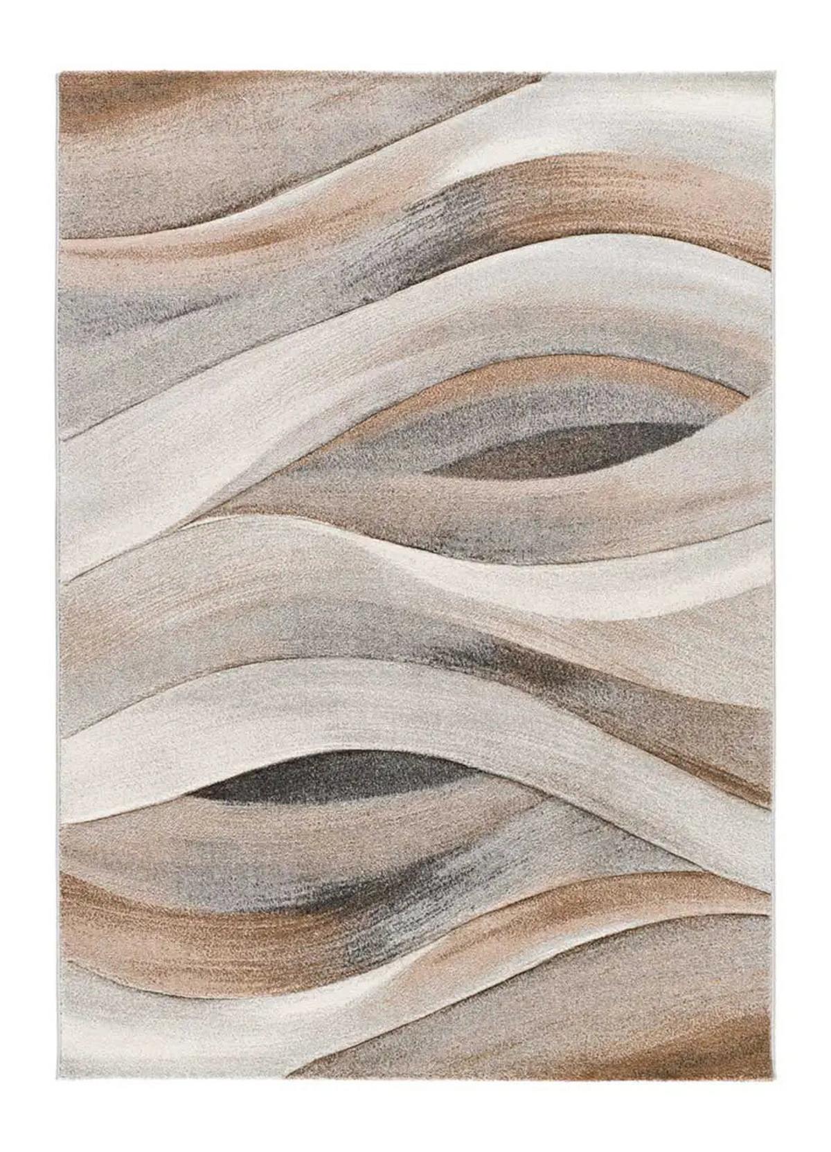 KURZFLORTEPPICH Beige / Braun Badet 80/150 cm - Beige/Braun, Textil (80/150cm) - Atticgo