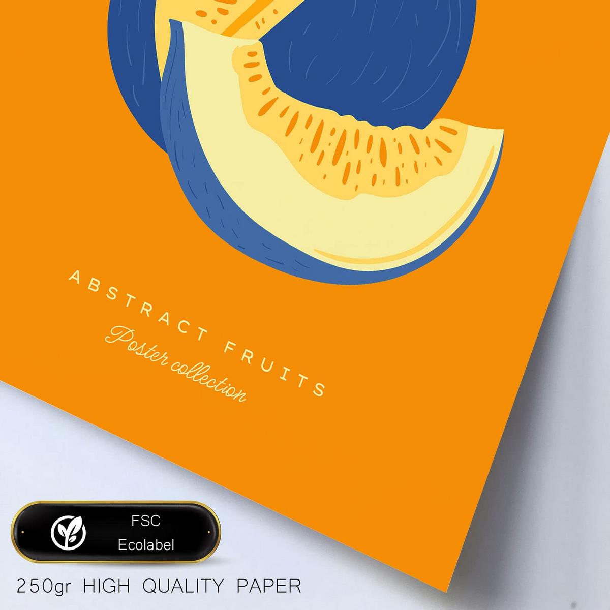 POSTER Set Mit 6 Lebensmittel Und Ernährungs Tropische Früchte A3 & A4 Rahmenlos - Klar, Papier (29/3cm) - Nacnic