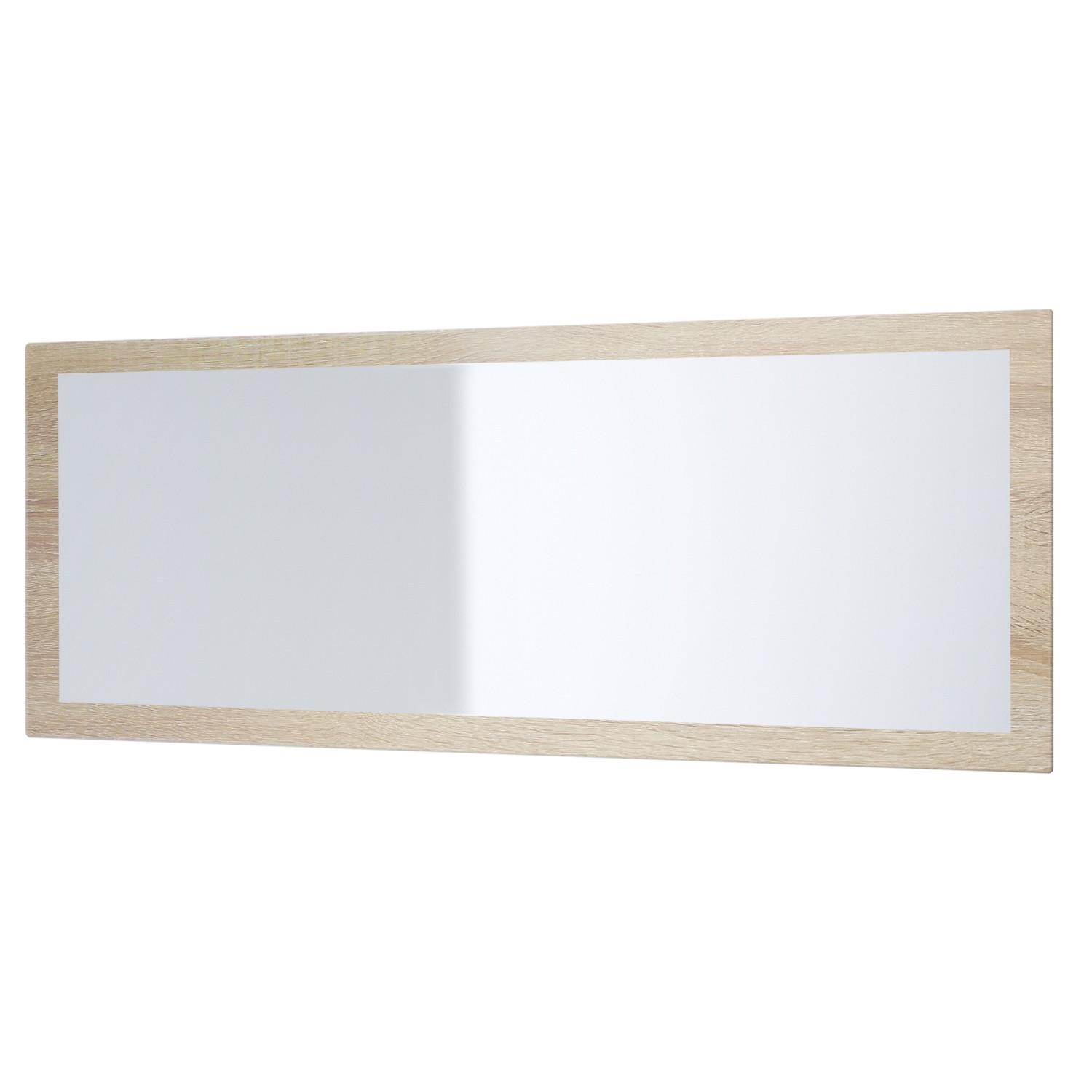 SPIEGEL Lima Eiche sägerau - Eiche San Remo, Holzwerkstoff (139/55/2cm) - Vladon