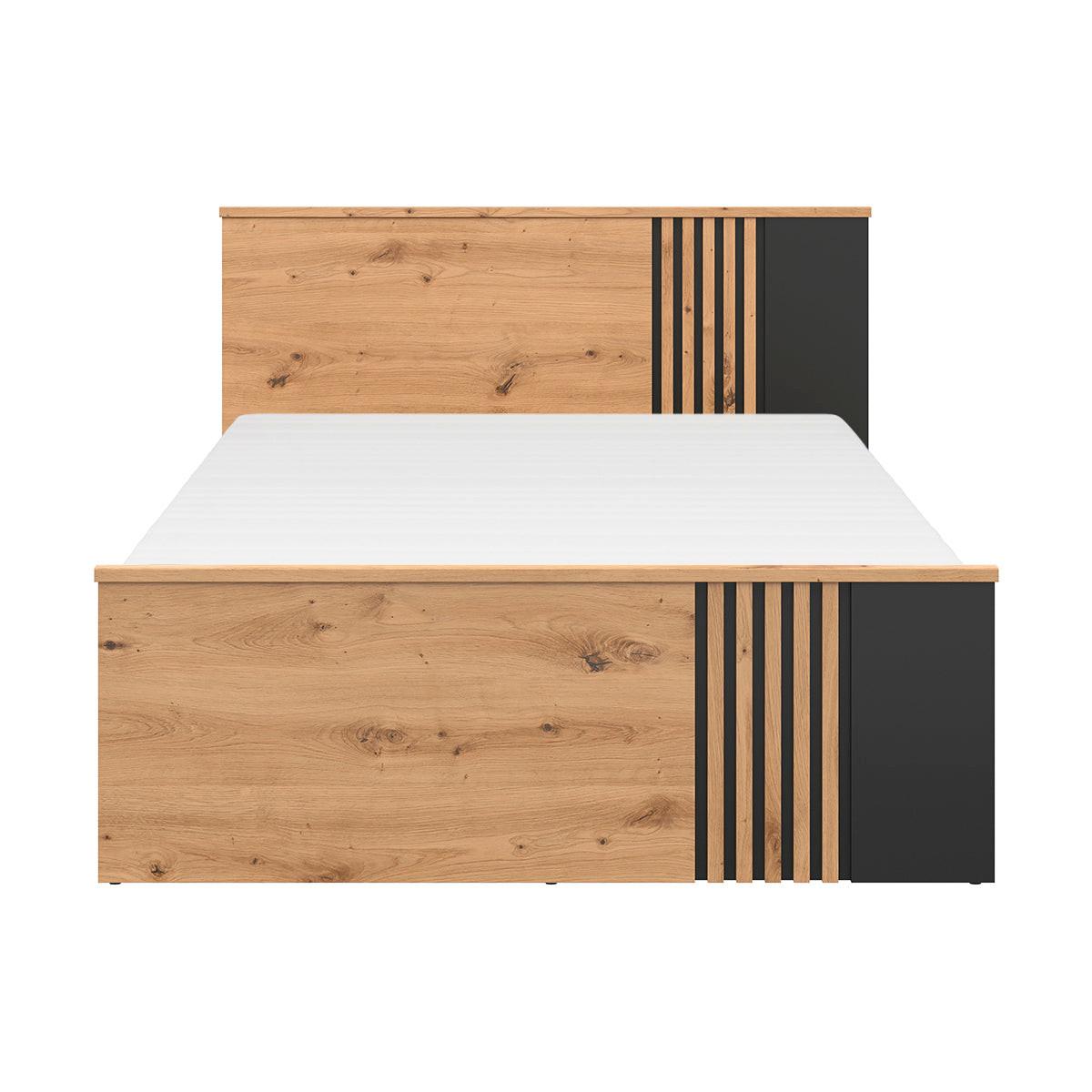 BETT 120/200 Ezra Holz - Braun, Holzwerkstoff (120/200cm) - Petits-meubles