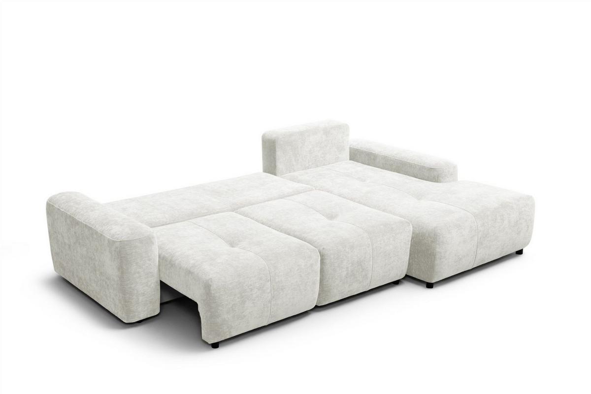 ECKSOFA Argos In Vibe - Creme, Holzwerkstoff/Textil (267/170cm) - Fun Möbel