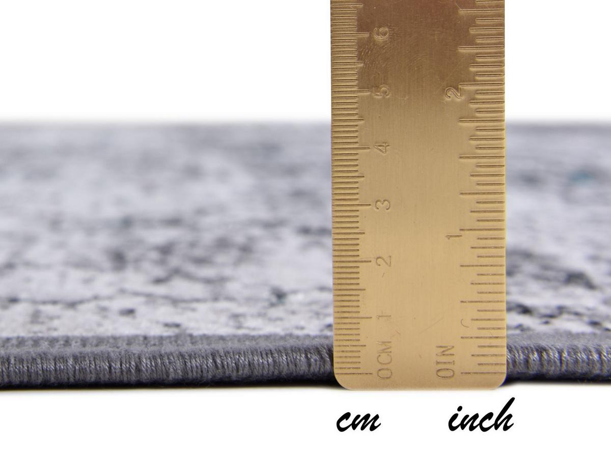 FLACHWEBETEPPICH Orelia 75x150 cm - Türkis, Textil (75/150cm) - Gino Falcone