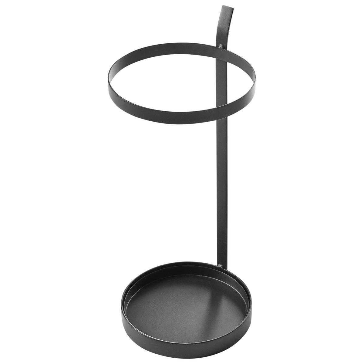 SCHIRMSTÄNDER Metall Schwarz Lobamba - Schwarz, Metall (21/50/21cm) - Beliani