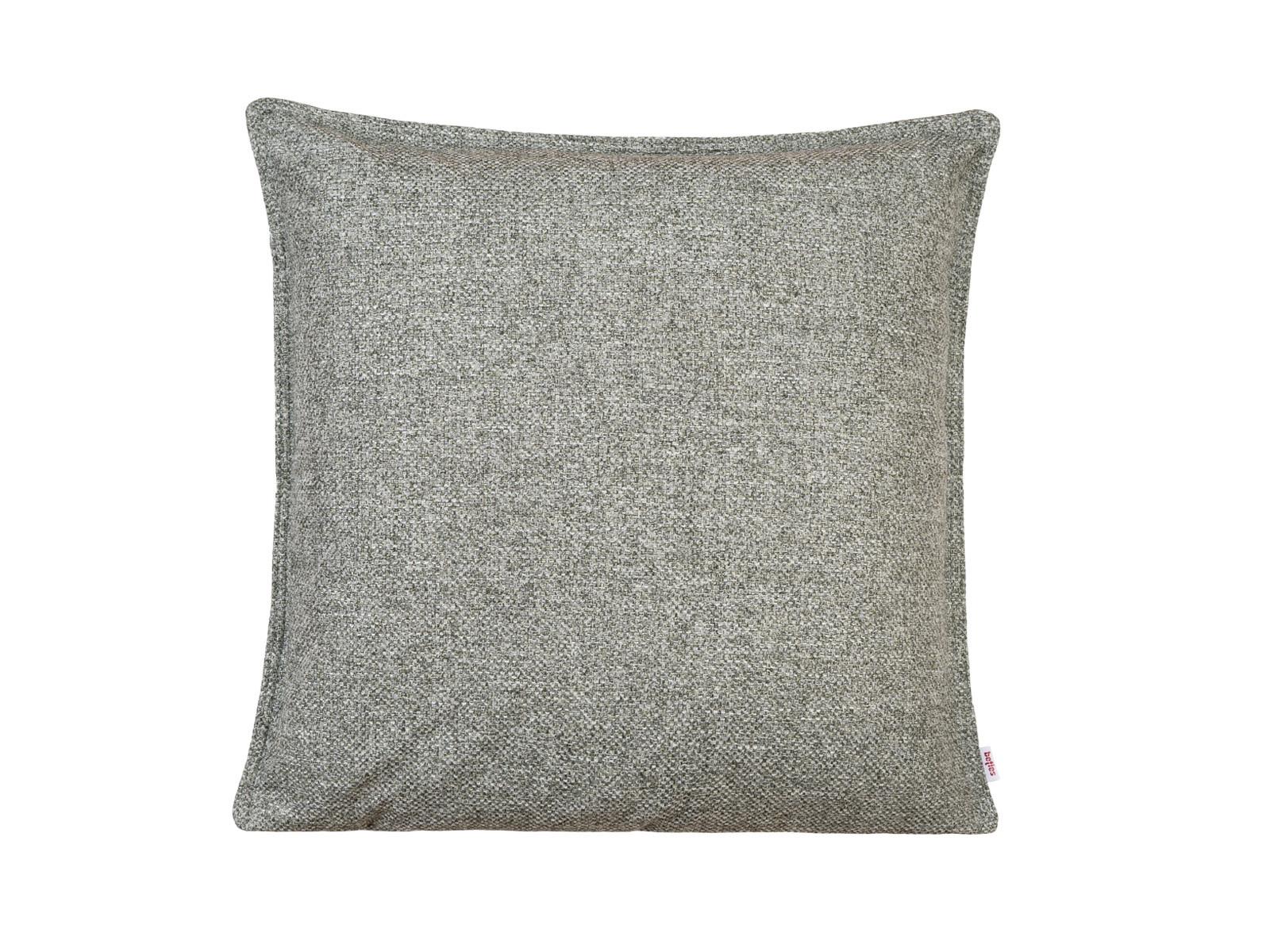 KISSENHÜLLE Bouclé steel-grau 50/50 cm - Grau, Textil (50/50cm) - beties Heimtextil