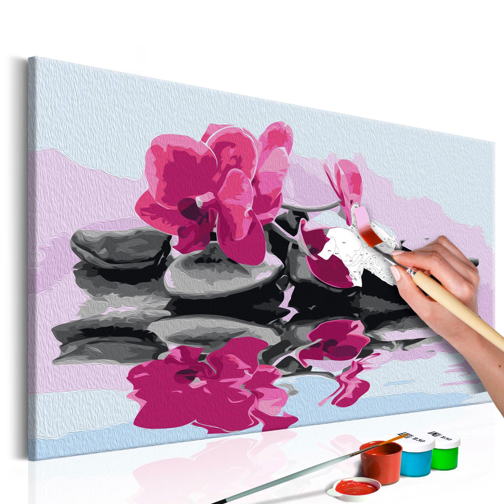 MALEN NACH ZAHLEN 50/40 cm - Multicolor, Textil (1.4/40cm) - KUNSTLOFT