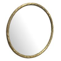 WANDSPIEGEL Rund Metall Gold 60 cm Klassisches Design - Goldfarben, Glas (60/60/4cm) - KADIMA DESIGN
