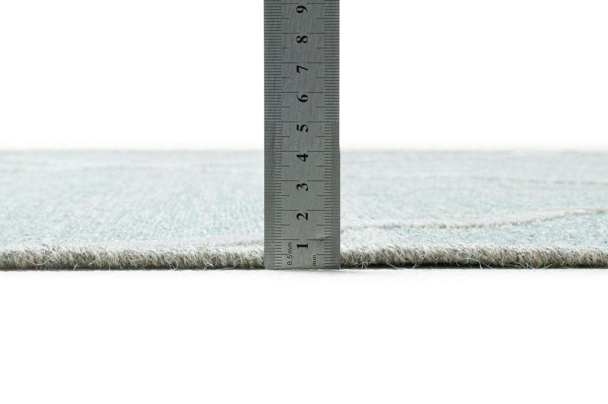 FLACHWEBTEPPICH Braderup 120x170 cm - Hellblau, Textil (120/170cm) - Sansibar SYLT
