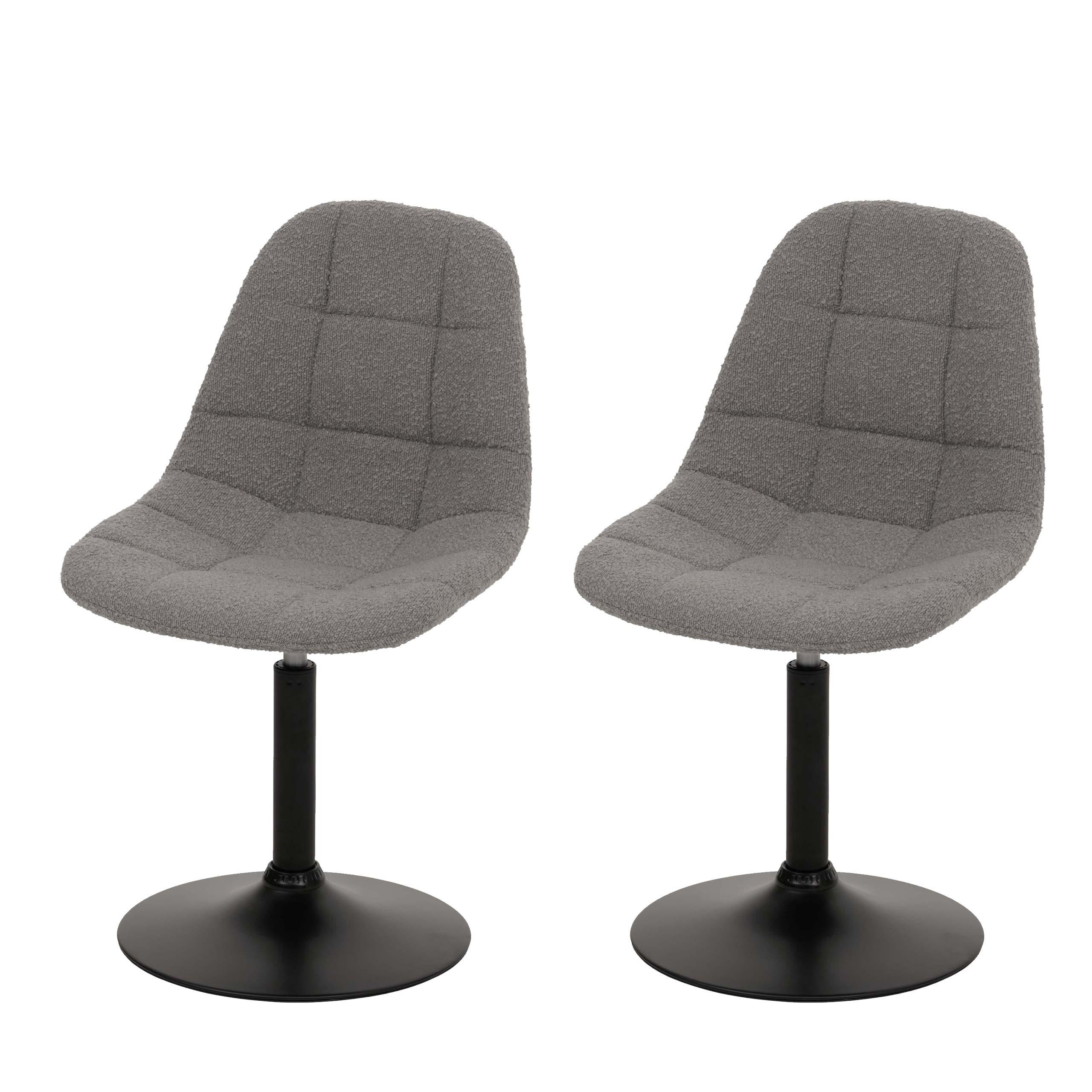 ESSZIMMERSTUHL Hellgrau 2er-Set - Hellgrau/Grau, Textil (47/83/43cm) - MCW