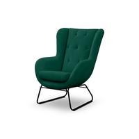 SESSEL Artemis In Kronos - Grün, Holzwerkstoff/Textil (80/105/100cm) - Fun Möbel