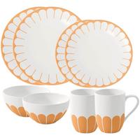 STARTER-SET Fleur Couleur Soleil 8-tlg. - Gelb, Keramik (2/2/2cm) - Villeroy & Boch