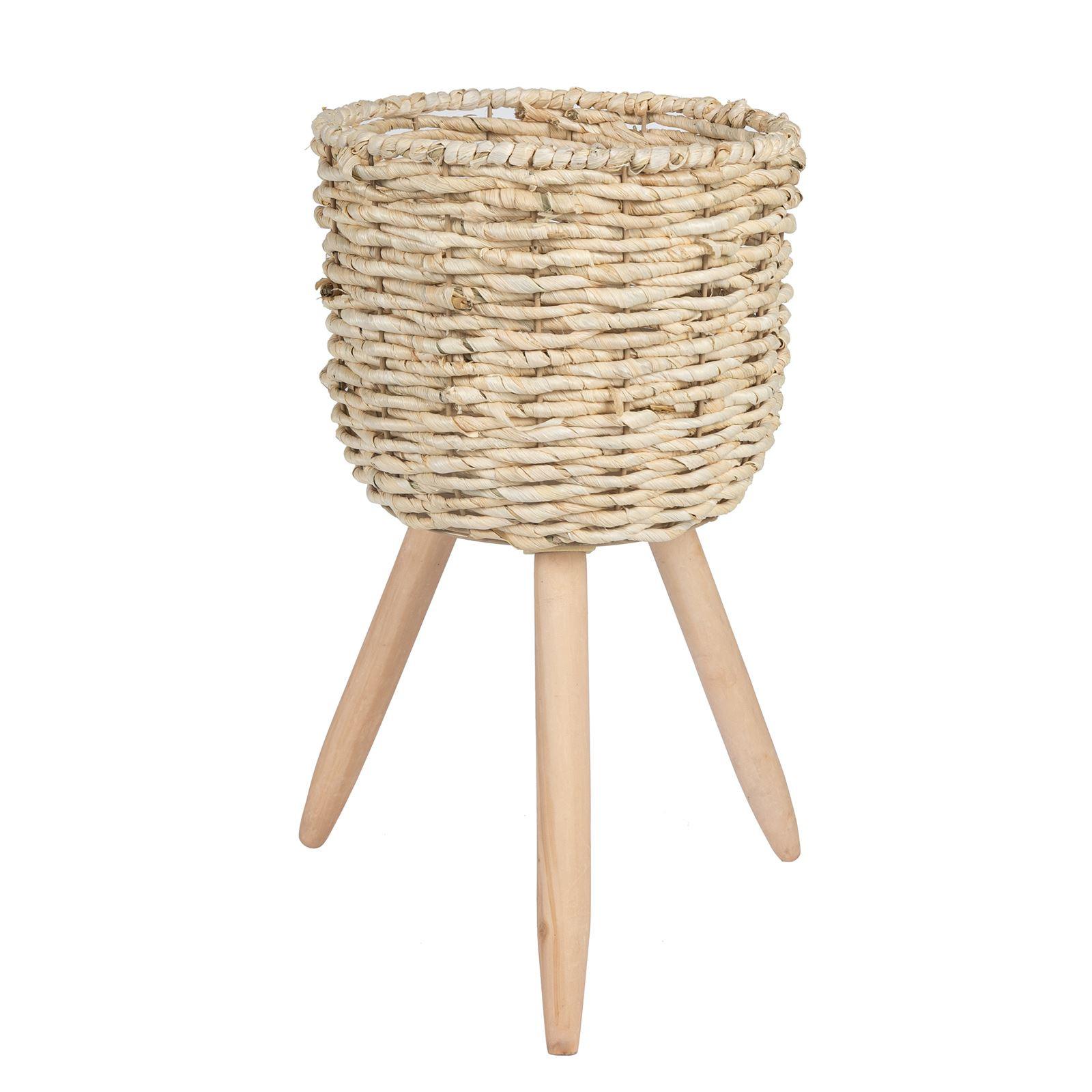 ÜBERTOPF NAGO - Naturfarben, Holz (27/51cm) - CARO-Möbel