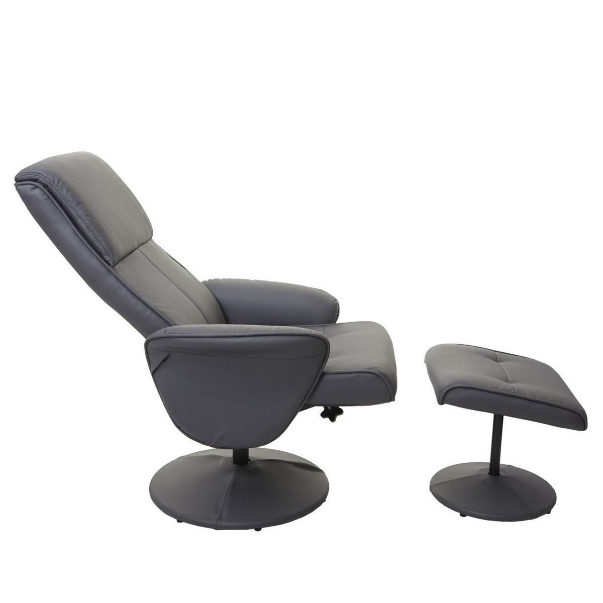 RELAXSESSEL Grau - Grau, Textil (75/114/125cm) - MCW
