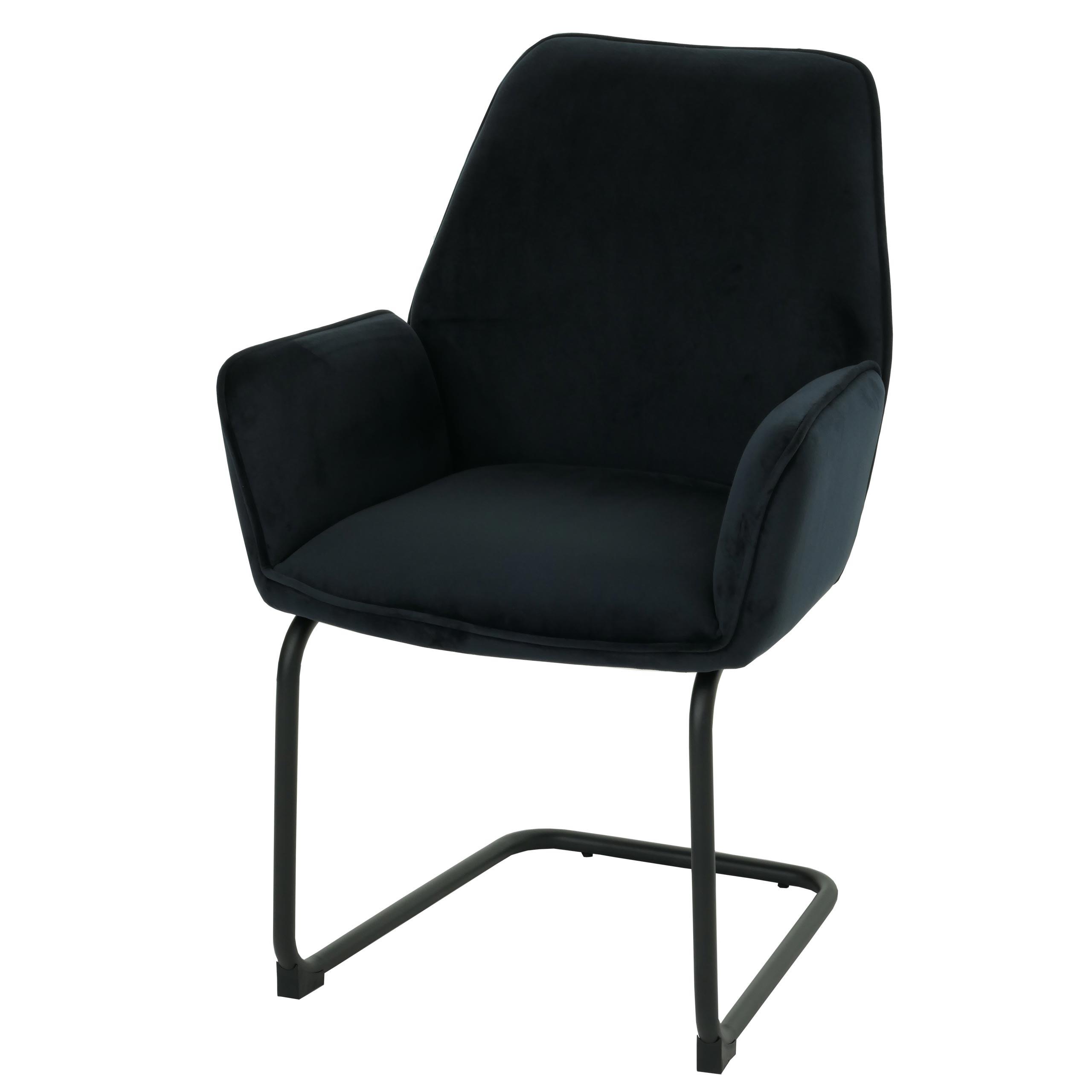 FREISCHWINGER Anthrazit - Anthrazit/Blaugrau, Textil (60/89/61cm) - MCW